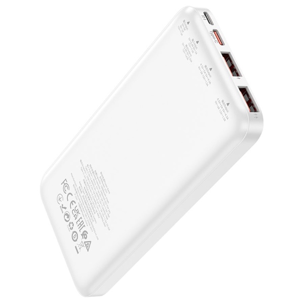 Аккумулятор внешний HOCO J101 10000mAh белый (6931474782489) фото