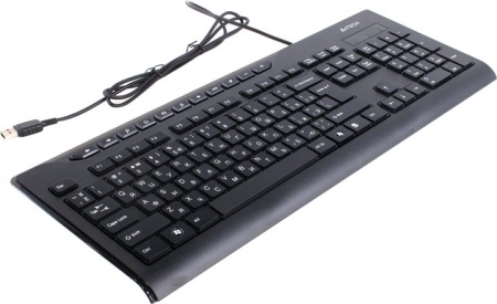 Клавиатура A4 KD-800 черный USB slim Multimedia фото