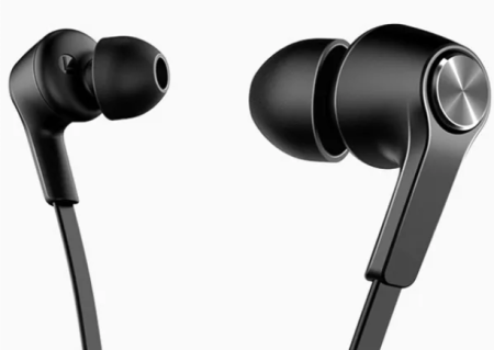 Наушники с микрофоном Xiaomi Mi In-Ear Headphones Basic Черный (ZBW4354TY) фото