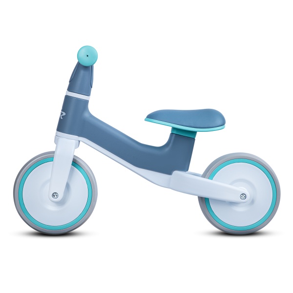 Беговел 2х кол City-Ride CR-BB-02BL. Пластиковая рама, мягкое сиденье, колеса 7" EVA. Цвет Голубой фото