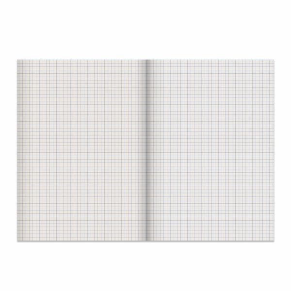 Тетрадь бумвинил, А4, 80 л., скоба, офсет №2 ЭКОНОМ, клетка, STAFF, СИНИЙ, 402649 фото