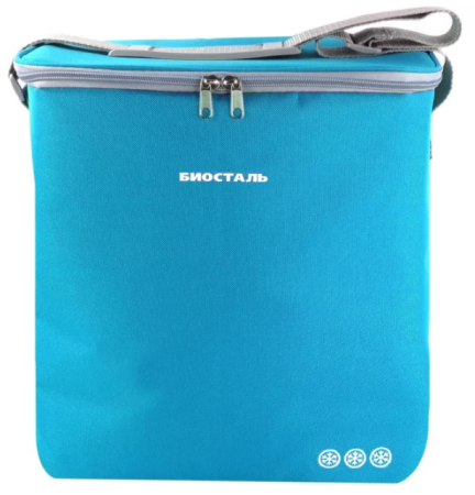 Термосумка БИОСТАЛЬ TCD-20B, лазурный фото