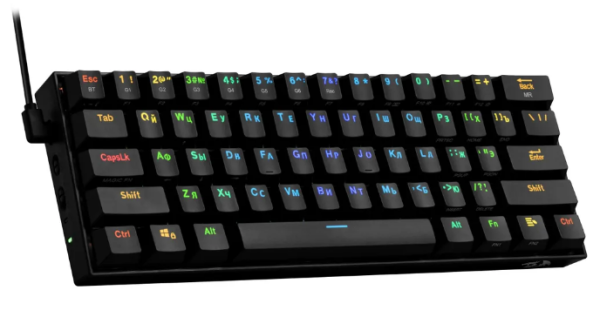 Клавиатура Redragon Draconic RGB bluetooth 5.0 Black фото