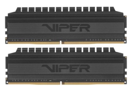 Оперативная память DDR4 32Gb (2X16Gb) (PC-28800) 3600MHz Patriot Viper 4 Blackout PVB432G360C8K фото