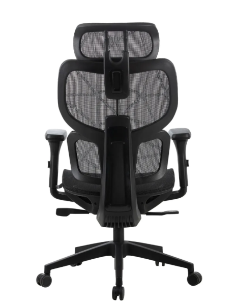 Кресло Cactus CS-MC555-BK черный сетка с подголов. крестов. пластик пластик черный  фото