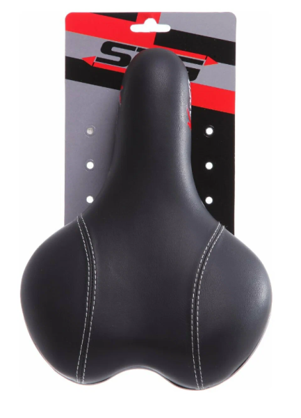 Седло STG VD720-003 MTB, черное Х38949-5 фото