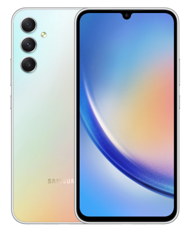 Смартфон Samsung Galaxy A34 6/128GB Silver (Серебро) фото