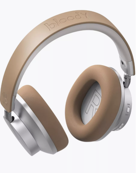 Беспроводные bluetooth наушники Bloody MH390 хаки фото