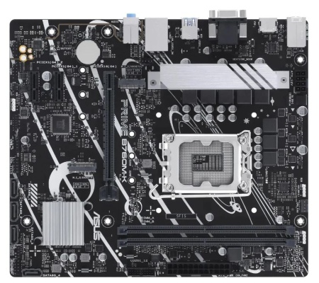 Материнская плата ASUS PRIME B760M-K <S-1700 Intel B760 2xDDR5 mATX AC`97 8ch(7.1) GbLAN RAID+VGA+HD фото