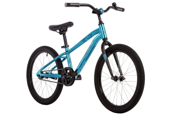 (м) Велосипед детский NOVATRACK 20"207APRIME.GBL4 алюм., синий металлик,  ножной тормоз , короткие к фото