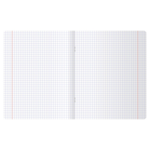 Тетрадь А5, 96л.,клетка BG, бумвинил, бордовый, суперэконом 357612 фото