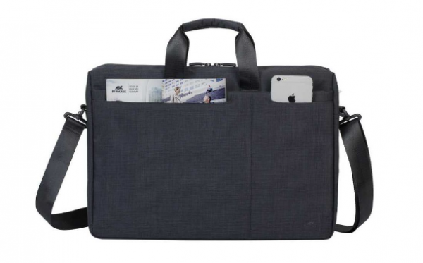 Сумка для ноутбука 17.3" Riva 8355 черный полиэстер фото