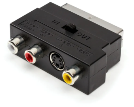 Переходник GEPLINK (АТ1010) переходник SCART TO 3RCA+SVHS фото