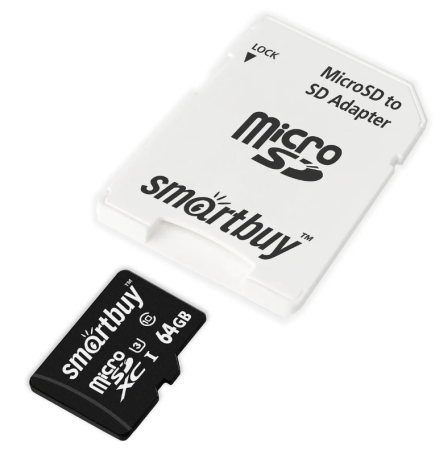 Карта памяти MicroSD 64GB Smart Buy Сlass 10 Pro UHS-I U3 (70/90 Mb/s) (SB64GBSDCL10U3-01) фото