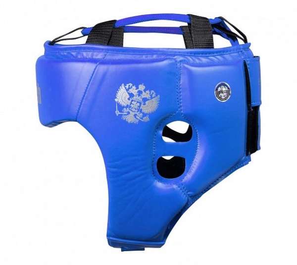 Шлем боксерский "Clinch Olimp" синий р. L фото