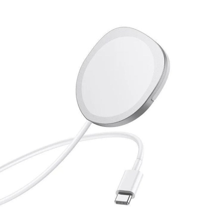 Беспроводное зарядное устройство Borofone BQ12 15W 2.0A серебро фото