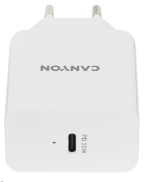 Сетевое зарядное устройство Canyon H-20 CNE-CHA20W белый (Type-c) купить ЦИТ Сетевое зарядное устройство Canyon H-20 CNE-CHA20W белый (Type-c) фото