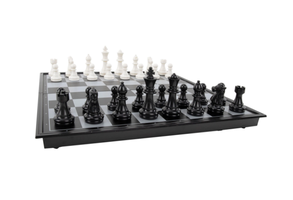 Шахматы, шашки, нарды "3в1", магнитные ХИТ, доска 32*32см, ЗОЛОТАЯ СКАЗКА, 665764 фото