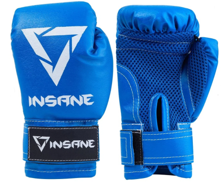 Набор для бокса INSANE FIGHT, синий, 39х16 см, 1,7 кг, 4 oz фото