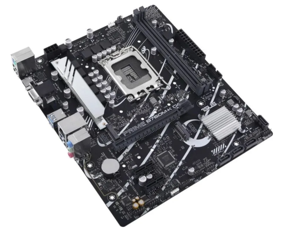 Материнская плата ASUS PRIME B760M-K D4 <S-1700 Intel B760 2xDDR4 mATX AC`97 8ch(7.1) GbLAN RAID+VGA фото