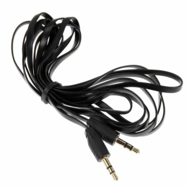 Аудиокабель EXPLOYD EX-K-635 Кабель AUX Jack3,5mm(M) - Jack3,5mm(M) 2M черный фото