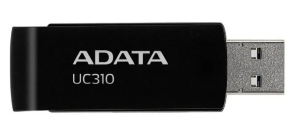 USB флеш-накопитель 64GB A-Data UC310 UC310-64G-RBK USB3.2 черный фото