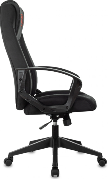 Кресло игровое Zombie 200 черный ткань/эко.кожа крестов. пластик пластик черный ZOMBIE 200 B  фото