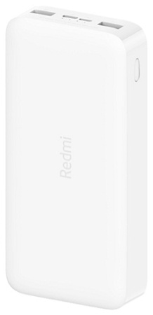 Внешний аккумулятор, повер банк Xiaomi Redmi Power Bank 20000mAh белый (VXN4265CN) фото