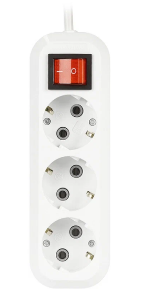 Удлинитель SMARTBUY SBE-16-3-02-ZS 3 гнезда 2 метра фото