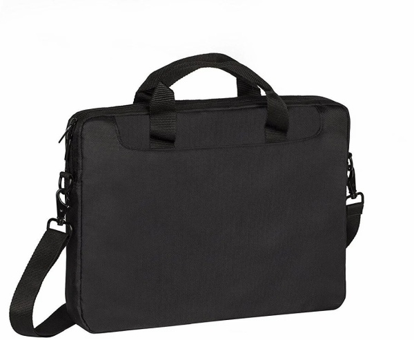Сумка для ноутбука 15.6" Riva 8033 черный/оранжевый фото