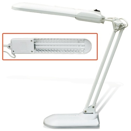 Лампа настольная Дельта 1У подставка Белый фото