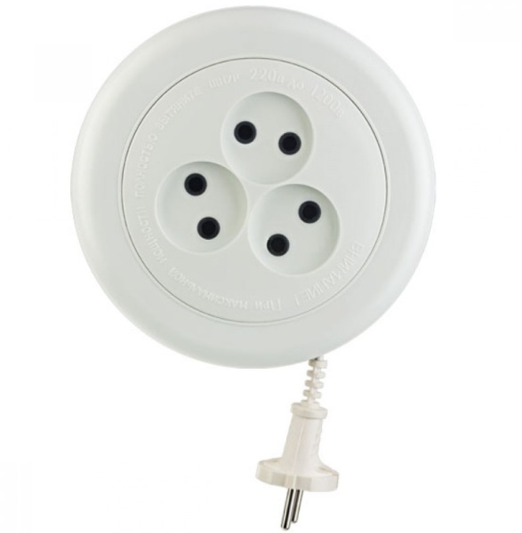 Удлинитель PERFEO PF_A4981 "RU POWER" - 3 роз - 1,5м - белый фото