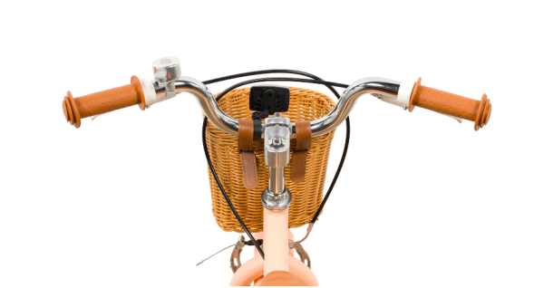 (м) Велосипед детский NOVATRACK 18"183ADELE.PH6 сталь, персиковый, полная защита цепи, ручной передн фото