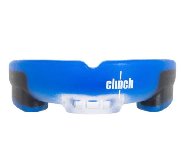Капа одночелюстная Clinch Contender Triple Layer Mouthguard сине-черная (размер Senior) C513  фото