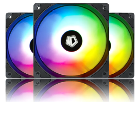 Комплект вентиляторов для корпуса ID-Cooling XF-12025-ARGB-TRIO ARGB LED PWM фото