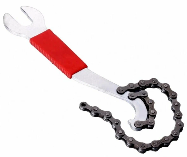 Съемник трещотки с "хлыстом" с ключом на 15/16мм KL-9729A KENLI сталь обрезиненная фото