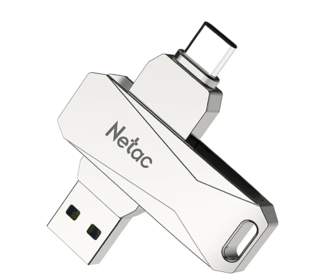 USB флеш-накопитель 128Gb Netac U782C серебро USB 3.0 (NT03U782C-128G-30PN) фото