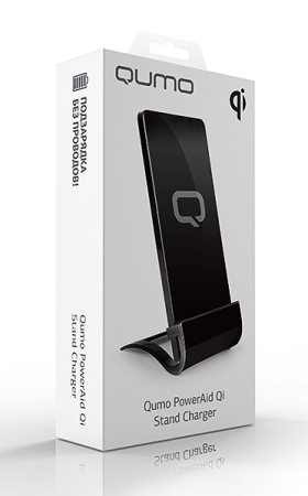 Зарядное устройство Qumo PowerAid Qi Dual i Charger (Charger 0013), 10 Вт, зарядка смартфона iPhone  фото