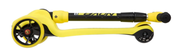 Самокат-кикборд NOVATRACK 120C.RAINBOW.YL20  подростковый, складной механизм на руле, широкие свет.к фото