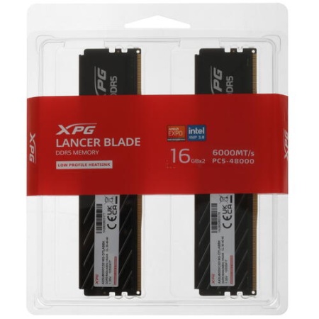 Оперативная память DDR5 32Gb (2x16Gb) 6000MHz ADATA XPG Lancer Blade AX5U6000C3016G-DTLABBK фото