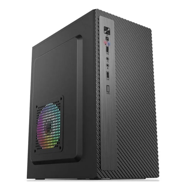 Корпус Accord Entry ACC-2053B черный без БП mATX 1x80mm 1x120mm 2xUSB2.0 audio  фото