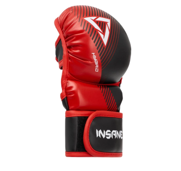 Перчатки MMA INSANE HYBRID IN24-MG100, красный (L) фото