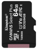 Карта памяти MicroSD 64GB Kingston Class 10 UHS-I U1 (100 Mb/s) (SDCS2/64GBSP) фото