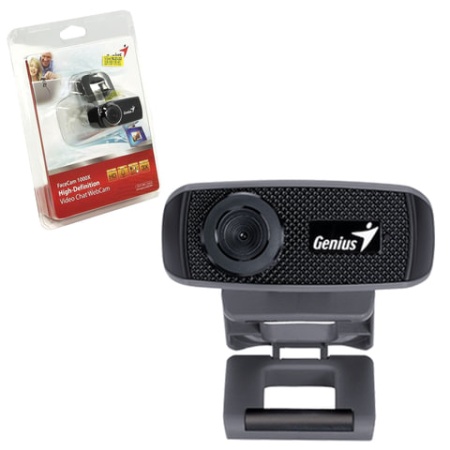 Веб камера для компьютера Web Genius FaceCam 1000X V2 черный фото