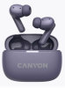Беспроводные bluetooth наушники Canyon OnGo TWS-10 ANC Фиолетовый (CNSTWS10PL) фото