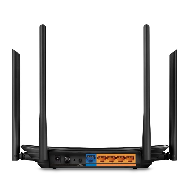 Wi-Fi роутер TP-Link Archer C6 AC1200 10/100/1000BASE-TX черный фото
