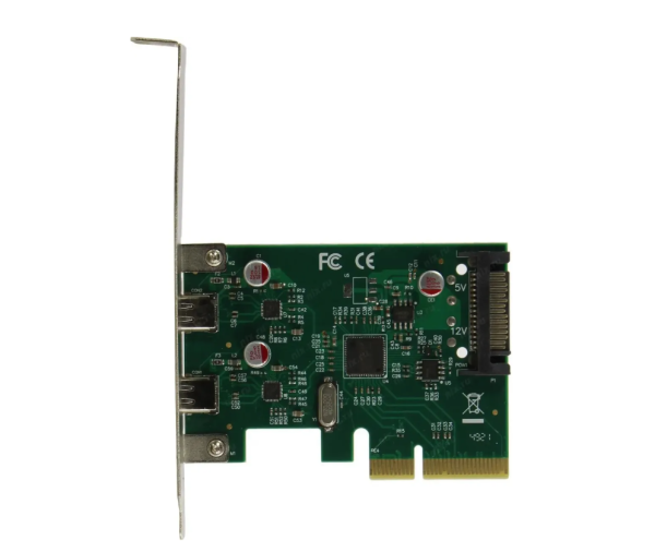 Контроллер PCI-E ASM1142 2xUSB3.1 Type-C Bulk фото