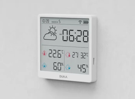 Метеостанция XIAOMI ATuMan Duka TH3 белый фото