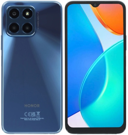 Смартфон Honor X6 4/64Gb Blue (Синий) фото