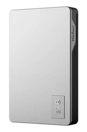 Внешний жесткий диск USB 3.0 2Tb Netac K338 серебристый/серый фото